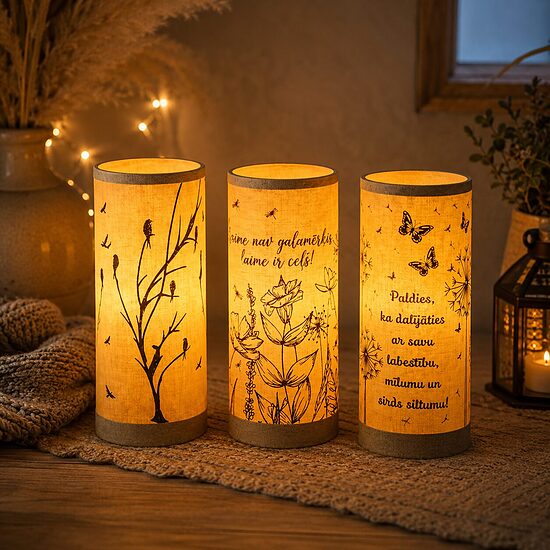 Mazā Tējas Lampa 19 cm augstumā