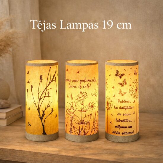 Mazā Tējas Lampa 19 cm augstumā