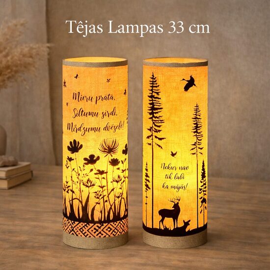 Tējas Lampa 33 cm augstumā