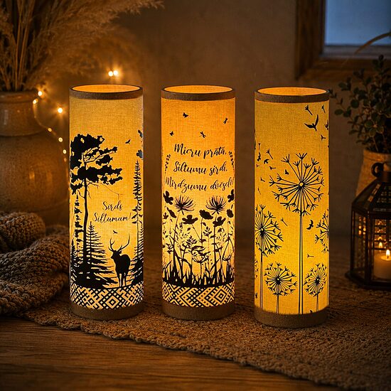 Tējas Lampa 33 cm augstumā
