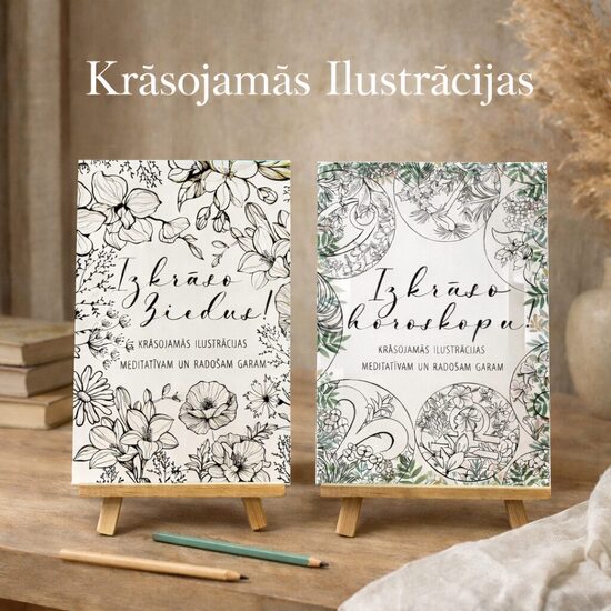 KRĀSOJAMĀS ILUSTRĀCIJAS