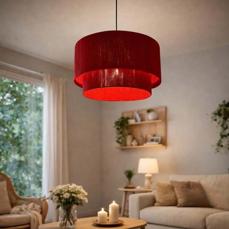 Pītā/Diegu Griestu Lampa